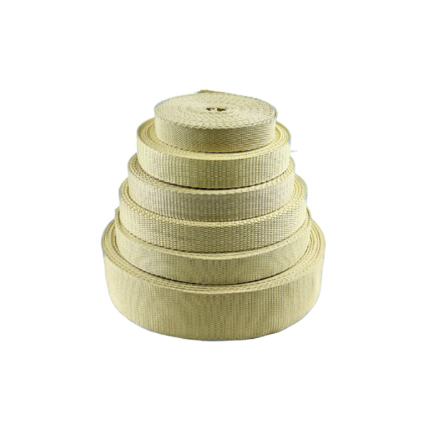 FR aramid webbing of customized width/thickness