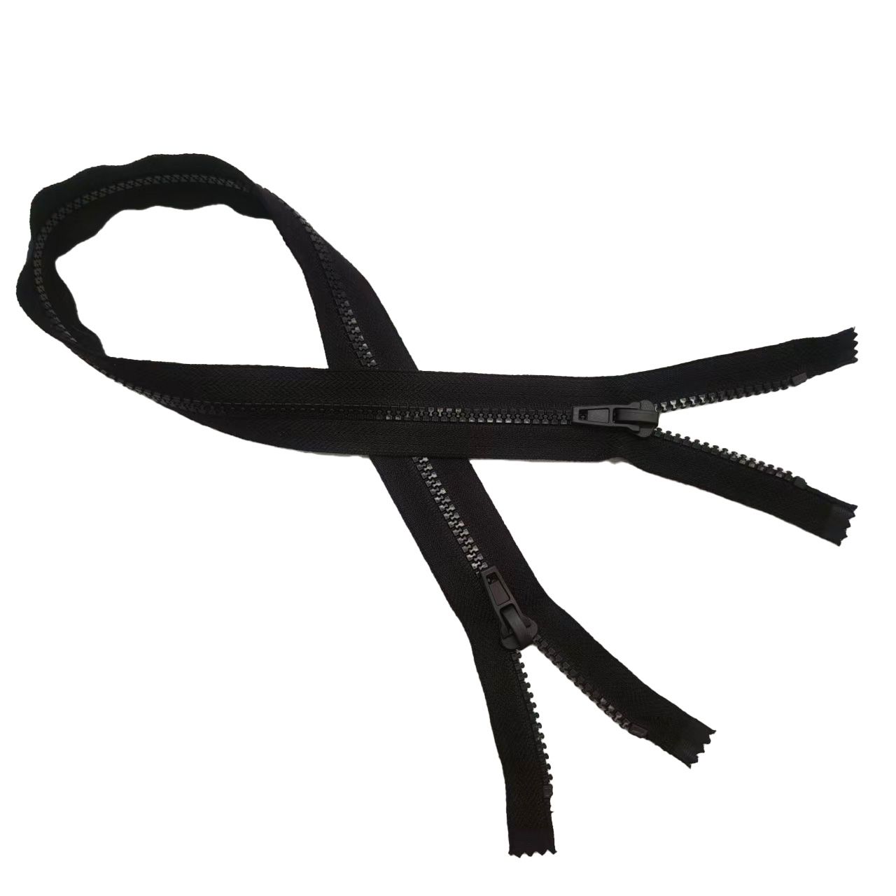 SPIFR #8 Resin Flame  Retardant X Shaped (X Formed) Zipper With ESD-protective Puller