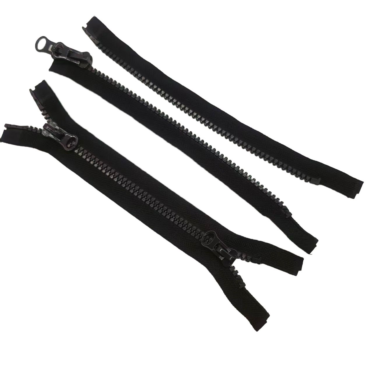 SPIFR #8 Plastic Fire Resistant Two Way Open Zipper With Static-dissipative  Puller