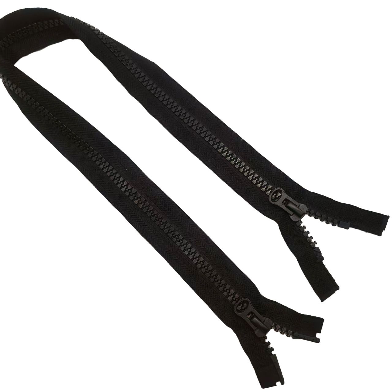 SPIFR #10 Plastic flame-retardant Two Way Open Zipper With Thumb Puller